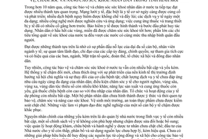Nghị quyết 46-NQ/TW công tác bảo vệ, chăm sóc và nâng cao sức khoẻ nhân dân trong tình hình mới