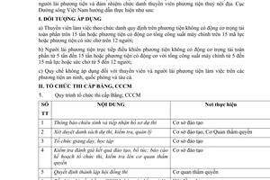 Hướng dẫn 100/2005/CĐS-TCCB thi cấp đổi bằng chứng chỉ chuyên môn thuyền viên lái phương tiện đảm nhiệm chức danh thuyền viên thủy nội địa