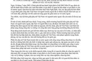 Chỉ thị 03/2005/CT-TTg tăng cường quản lý nhà nước quan hệ hôn nhân gia đình yếu tố nước ngoài