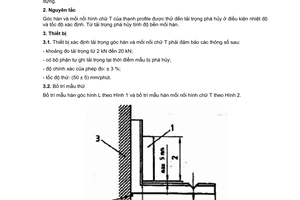 Tiêu chuẩn quốc gia TCVN 7452-4:2004 về Cửa sổ và cửa đi – Phương pháp thử − Phần 4: Xác định độ bền góc hàn thanh profile U-PVC