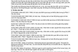 Tiêu chuẩn quốc gia TCVN7341-2:2004 (ISO 10472-2: 1997) về Yêu cầu an toàn cho thiết bị của xưởng giặt công nghiệp - Phần 2: Máy giặt và máy giặt - vắt do Bộ Khoa học và Công nghệ ban hành