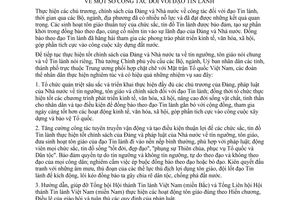 Chỉ thị 01/2005/CT-TTg công tác đạo Tin lành