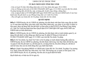 Quyết định 09/2005/QĐ-UBT áp dụng mức thu phí dịch vụ