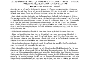 Công văn 913/TCHQ-KTTT hướng dẫn tổ chức tham vấn