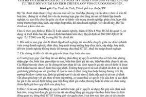 Công văn 2926/TC/TCT chứng từ, thuế sản phẩm dịch vụ chuyển, góp vốn của doanh nghiệp