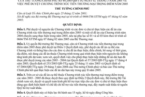 Quyết định 44/2005/QĐ-TTg Chương trình xúc tiến thương mại trọng điểm năm 2005