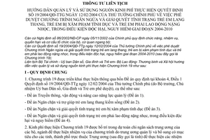Thông tư liên tịch 16/2005/TTLT-BTC-UBDSGĐ&TE-BLĐTBXH chương trình ngăn ngừa giải quyết trẻ em lang thang bị xâm phạm tình dục LĐ nặng nhọc 2004-2010