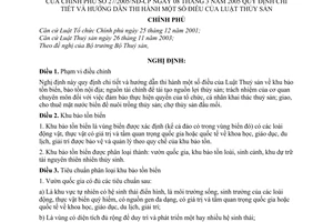 Nghị định 27/2005/NĐ-CP hướng dẫn Luật Thủy sản