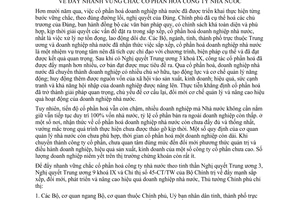 Chỉ thị 04/2005/CT-TTg đẩy nhanh vững chắc cổ phần hóa Công ty nhà nước