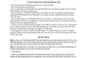 Quyết định 37/2005/QĐ-UB mở rộng uỷ nhiệm thu cho Ủy ban nhân dân phường, xã, thị trấn ban quản lý các chợ trực tiếp thu thuế