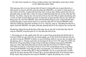 Chỉ thị 08/2005/CT-UB đẩy mạnh tăng cường công tác phổ biến giáo dục pháp luật Quảng Bình