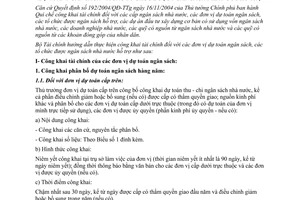 Thông tư 21/2005/TT-BTC hướng dẫn thực hiện qui chế công khai tài chính đơn vị dự toán ngân sách tổ chức ngân sách nhà nước hỗ trợ