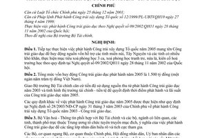 Nghị định 42/2005/NĐ-CP phát hành công trái xây dựng tổ quốc năm 2005 - công trái giáo dục