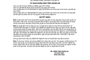 Quyết định 48/2005/QĐ-UB cấp giấy chứng nhận quyền sử dụng đất ở vườn, ao trong cùng thửa đất với đất ở
