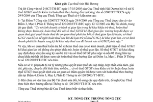 Công văn 1257TCT/PCCS giải đáp xử lý sau kiểm tra hoàn thuế giá trị gia tăng