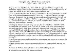 Công văn 1212/TCHQ-KTTT trả lời đề nghị được chậm thanh toán nợ thuế