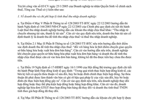 Công văn 995TCT/PCCS chính sách thuế