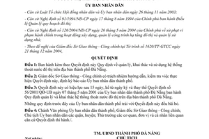 Quyết định 38/2005/QĐ-UB quản lý khai thác sử dụng hệ thống thoát nước đô thị
