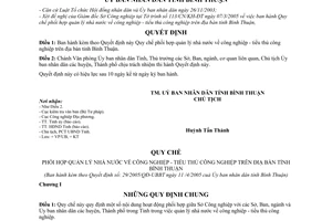 Quyết định 29/2005/QĐ-UBBT quy chế phối hợp quản lý nhà nước tiểu thủ công nghiệp