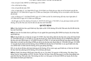 Quyết định 619/2005/QĐ-UB  bồi thường, hỗ trợ khi Nhà nước thu hồi đất