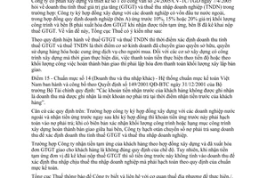 Công văn 1604 TCT/DNNN doanh thu tính thuế GTGT và TNDN