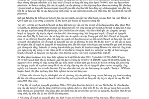 Chỉ thị 16/2005/CT-UBND lập quy hoạch kế hoạch sử dụng đất 2006 2010 Quảng Bình