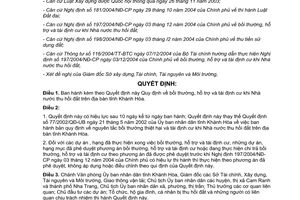 Quyết định 41/2005/QĐ-UBND Quy định bồi thường, hỗ trợ và tái định cư