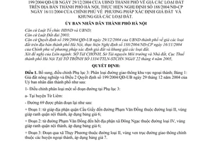Quyết định 72/2005/QĐ-UB giá đất địa bàn Hà Nội bổ sung Quyết định 199/2004/QĐ-UB  thực hiện Nghị định 188/2004/NĐ-CP