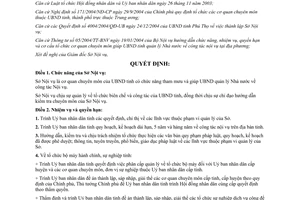 Quyết định 1261/2005/QĐ-UB nhiệm vụ quyền hạn tổ chức bộ máy Sở Nội vụ Phú Thọ