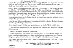 Công văn 2126/TCHQ-KTTT giải quyết vướng mắc thuế xuất nhập khẩu