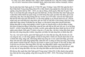 Chỉ thị 24/2005/CT-TTg đẩy mạnh thực hiện Nghị quyết Trung ương 5 Khoá 9 đẩy nhanh CNH-HĐH nông nghiệp nông thôn