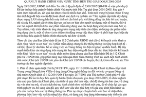 Chỉ thị 11/2005/CT-UBND đẩy mạnh triển khai ứng dụng thuộc Đề án tin học hóa quản lý hành chính Nhà nước Bến Tre giai đoạn 2001-2005