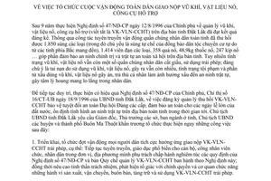 Chỉ thị 15/CT-UB năm 2005 vận động toàn dân giao nộp vũ khí vật liệu nổ Đắk Lắk