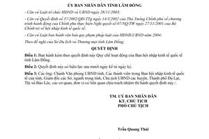 Quyết định 127/2005/QĐ-UBND quy chế ban hội nhập kinh tế quốc tế Lâm Đồng