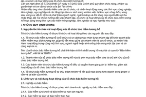 Thông tư 52/2005/TT-BTC hướng dẫn thành lập tổ chức hoạt động tổ chức bảo hiểm tương hỗ lĩnh vực nông nghiệp lâm nghiệp ngư nghiệp