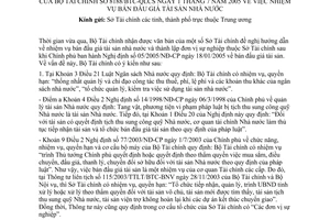 Công văn 8188/BTC-QLCS nhiệm vụ bán đấu giá tài sản nhà nước