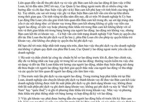 Công văn 810/QLLĐNN-QLLĐ ký và thực hiện bản cam kết về lương và chi phí người lao động đi làm việc tại Đài Loan