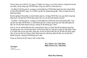 Công văn 2439/TCT-PCCS phân bổ chi phí sửa chữa, cải tạo nâng cấp TSCĐ đi thuê