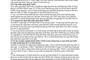 Công văn 2452/TCT-PCCS vướng mắc chính sách thuế