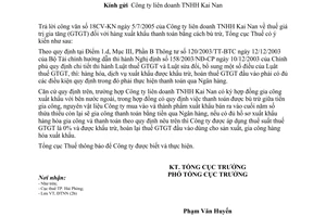 Công văn 2495/TCT-ĐTNN thuế giá trị gia tăng (GTGT) hàng xuất khẩu thanh toán bằng cách bù trừ