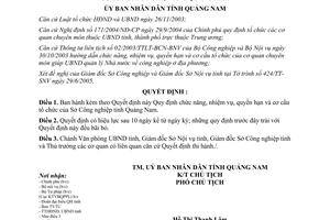 Quyết định 50/2005/QĐ-UBND chức năng cơ cấu tổ chức Sở Công nghiệp Quảng Nam