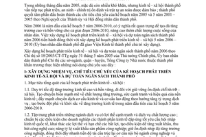 Chỉ thị 17/2005/CT-UBND xây dựng kế hoạch phát triển kinh tế xã hội dự toán ngân sách thành phố Hồ Chí Minh năm 2006