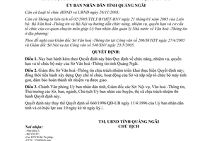 Quyết định số 87/2005/QĐ-UBND chức năng nhiệm vụ quyền hạn tổ chức Sở VH-TT