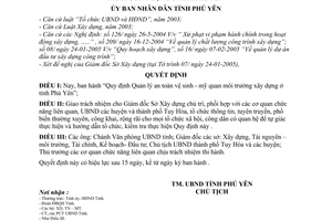 Quyết định 1524/QĐ-UBND  quản lý an toàn vệ sinh mỹ quan môi trường xây dựng