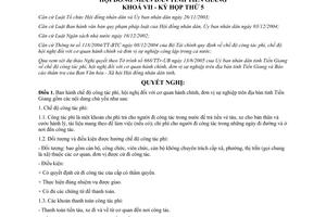 Nghị quyết 54/2005/NQ-HĐND chế độ công tác phí hội nghị với cơ quan hành chính