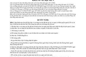 Nghị quyết 52/2005/NQ-HĐND thu phí khai thác và sử dụng tài liệu đất đai