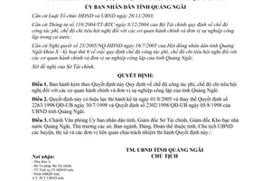 Quyết định 95/2005/QĐ-UBND Quy định chế độ công tác phí, chi tiêu hội nghị