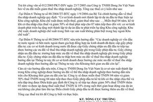 Công văn 2702/TCT-PCCS ưu đãi miễn giảm thuế thu nhập doanh nghiệp