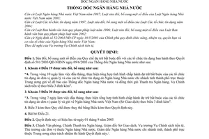 Quyết định 1130/2005/QĐ-NHNN Quy chế dự trữ bắt buộc đối với tổ chức tín dụng sửa đổi Quyết định 581/2003/QĐ-NHNN