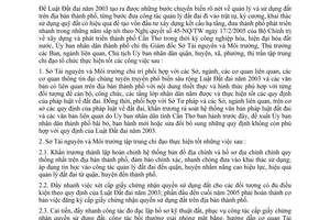 Chỉ thị 16/2005/CT-UB tổ chức thực hiện Luật Đất đai năm 2003